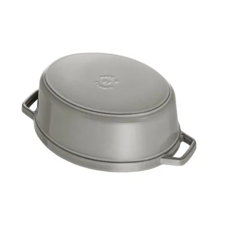 STAUB Cocotte Fonte Ovale 15 cm Gris Graphite 0,6 L Clearance