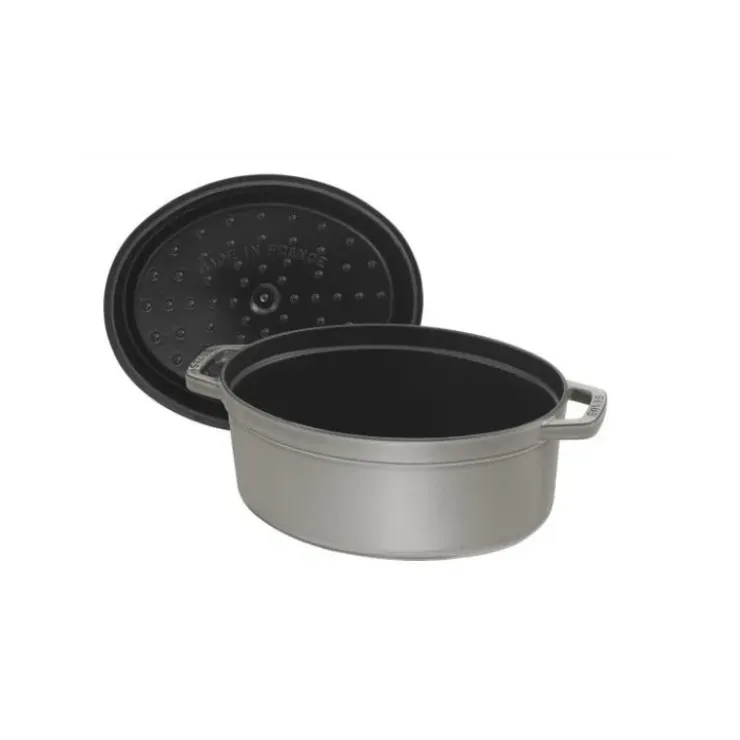 STAUB Cocotte Fonte Ovale 15 cm Gris Graphite 0,6 L Clearance
