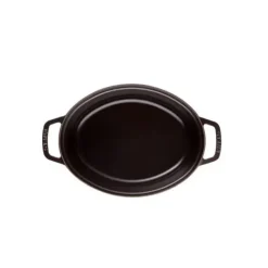 STAUB Cocotte Fonte Ovale 33 cm Noir Mat 6,7 L Best