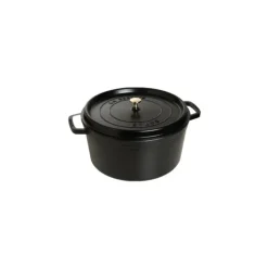 STAUB Cocotte Fonte Ronde 34 cm Noir Mat 12,6 L Online