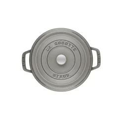 STAUB Cocotte Fonte Ronde 14 cm Gris Graphite 0,8 L Discount