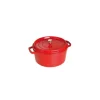 STAUB Cocotte Fonte Ronde 24 cm Rouge Cerise 3,8 L Hot