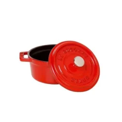 STAUB Cocotte Fonte Ronde 24 cm Rouge Cerise 3,8 L Hot