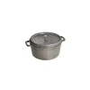STAUB Cocotte Fonte Ronde 26 cm Gris Graphite 5,2 L Outlet