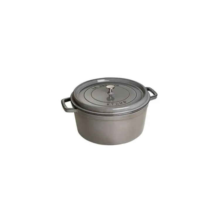 STAUB Cocotte Fonte Ronde 26 cm Gris Graphite 5,2 L Outlet