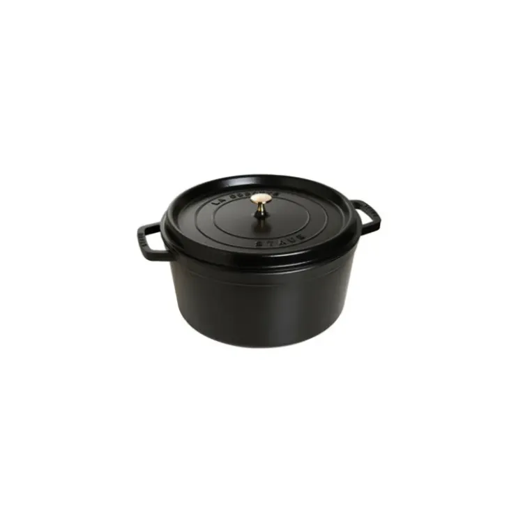 STAUB Cocotte Fonte Ronde 30 cm Noir Mat 8,35 L Sale