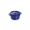 STAUB Cocotte Fonte Ronde 26 cm Bleu Intense Majolique 5,2 L Outlet