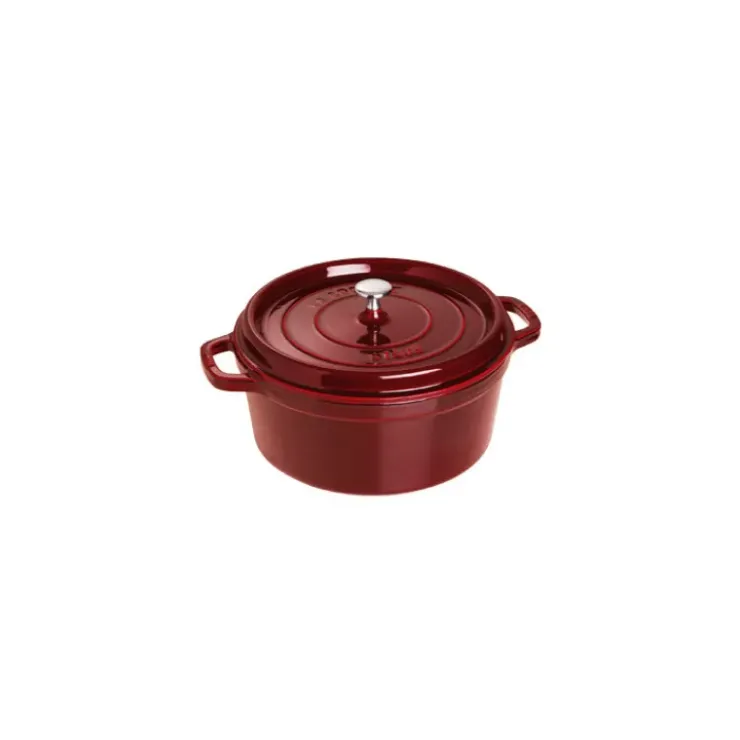 STAUB Cocotte Fonte Ronde 28 cm Grenadine Majolique 6,7 L Hot