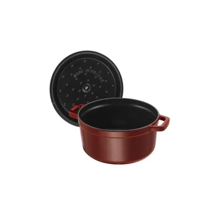 STAUB Cocotte Fonte Ronde 28 cm Grenadine Majolique 6,7 L Hot