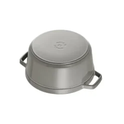 STAUB Cocotte Fonte Ronde 12 cm Gris Graphite 0,4 L New