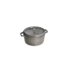 STAUB Cocotte Fonte Ronde 20 cm Gris Graphite 2,2 L New