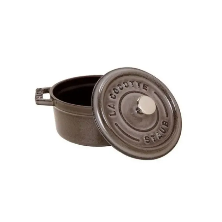 STAUB Cocotte Fonte Ronde 20 cm Gris Graphite 2,2 L New