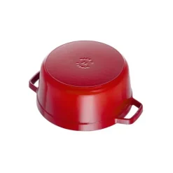 STAUB Cocotte Fonte Ronde 22 cm Rouge Cerise 2,6 L Sale