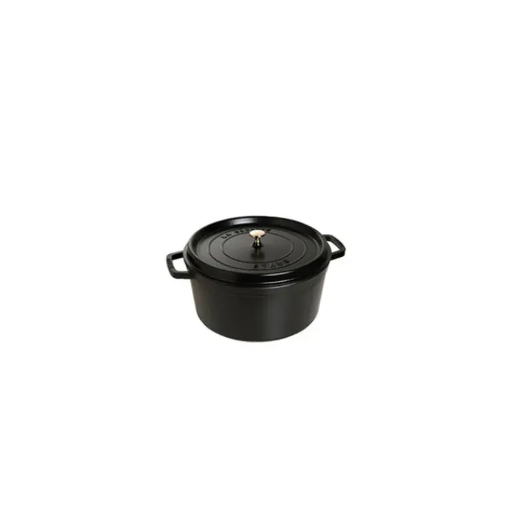 STAUB Cocotte Fonte Ronde 12 cm Noir Mat 0,4 L Online