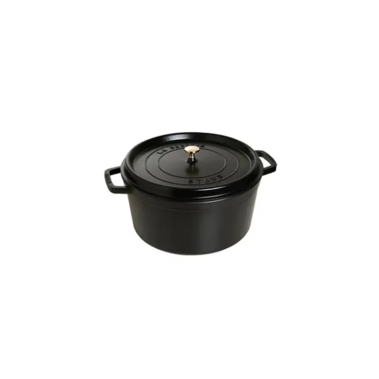 STAUB Cocotte Fonte Ronde 28 cm Noir Mat 6,7 L Outlet