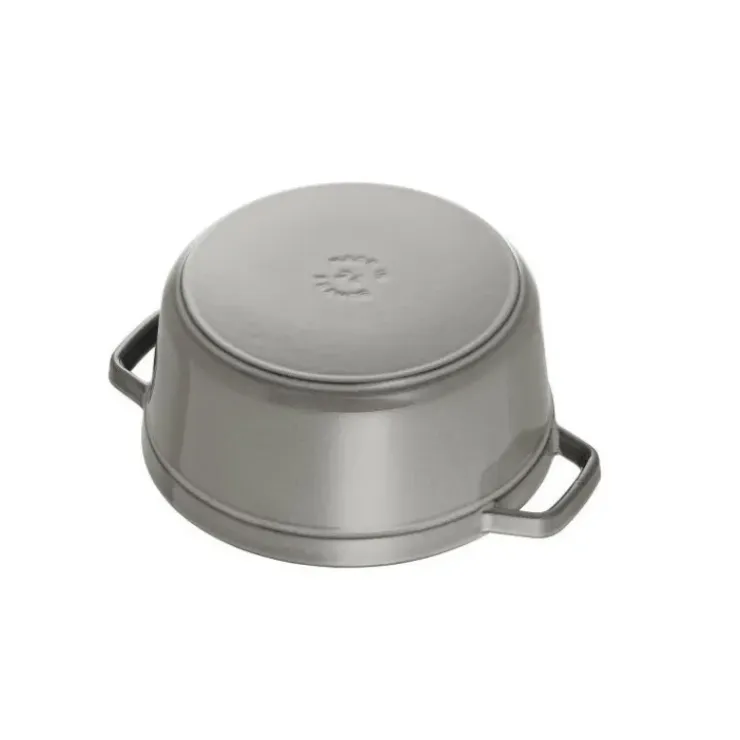 STAUB Cocotte Fonte Ronde 16 cm Gris Graphite 1,2 L Hot
