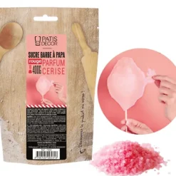 PATISDECOR Sucre Barbe à Papa Cerise 400 g Patisdécor Best