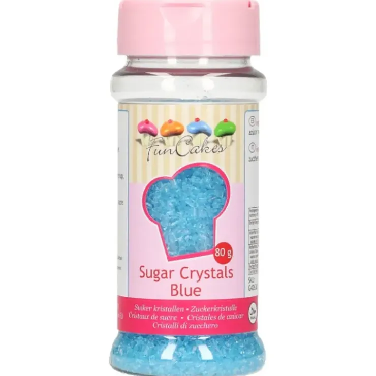 FUNCAKES Sucre coloré Bleu ciel 80g