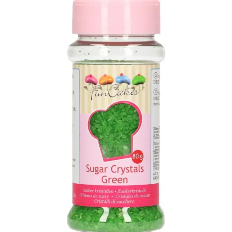 FUNCAKES Sucre coloré Vert 80g Clearance