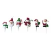 CUISINEADDICT Sujets de Noël Rouge sur pique x72 Discount