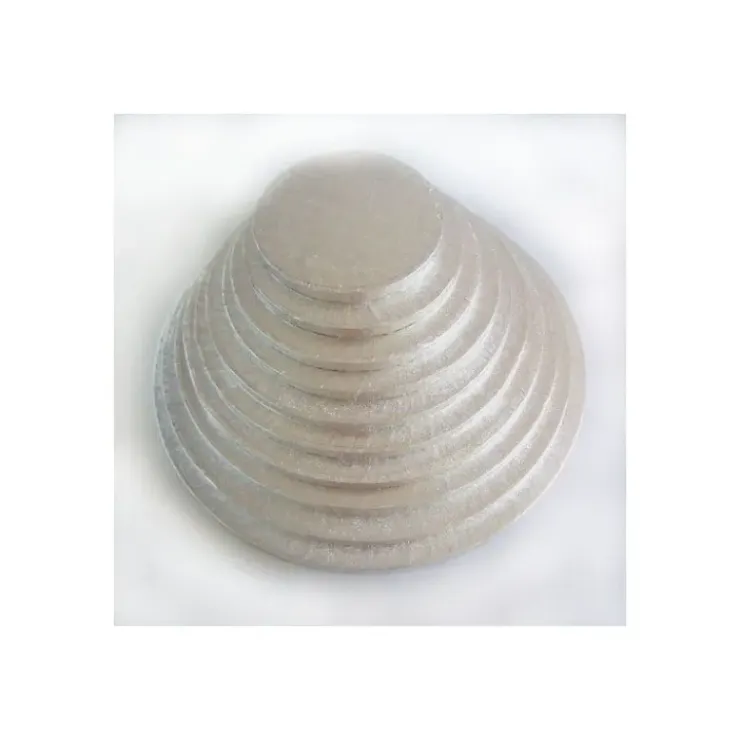 FUNCAKES Support Gâteau Rond Ø 30 x 1 cm Argenté