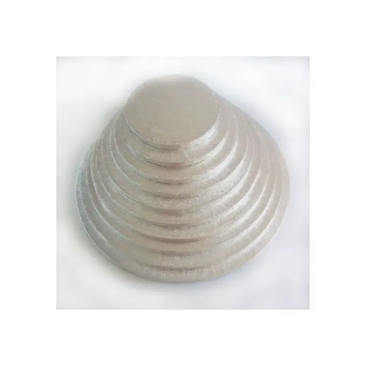 FUNCAKES Support Gâteau Rond Ø 32,5 x 1 cm Argenté