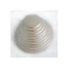 FUNCAKES Support Gâteau Rond Ø 17,5 x 1 cm Argenté New