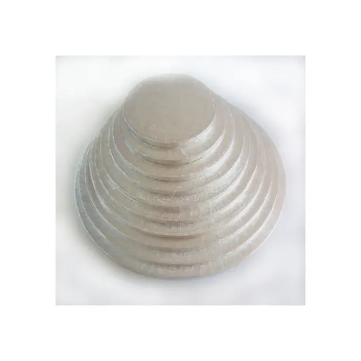 FUNCAKES Support Gâteau Rond Ø 25 x 1 cm Argenté Outlet