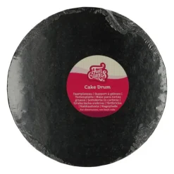 FUNCAKES Support Gâteau Rond Ø25 x 1,2 cm Noir Clearance