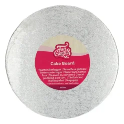 FUNCAKES Support Gâteau Rond Ø27.5 x 0,4 cm Argenté Discount