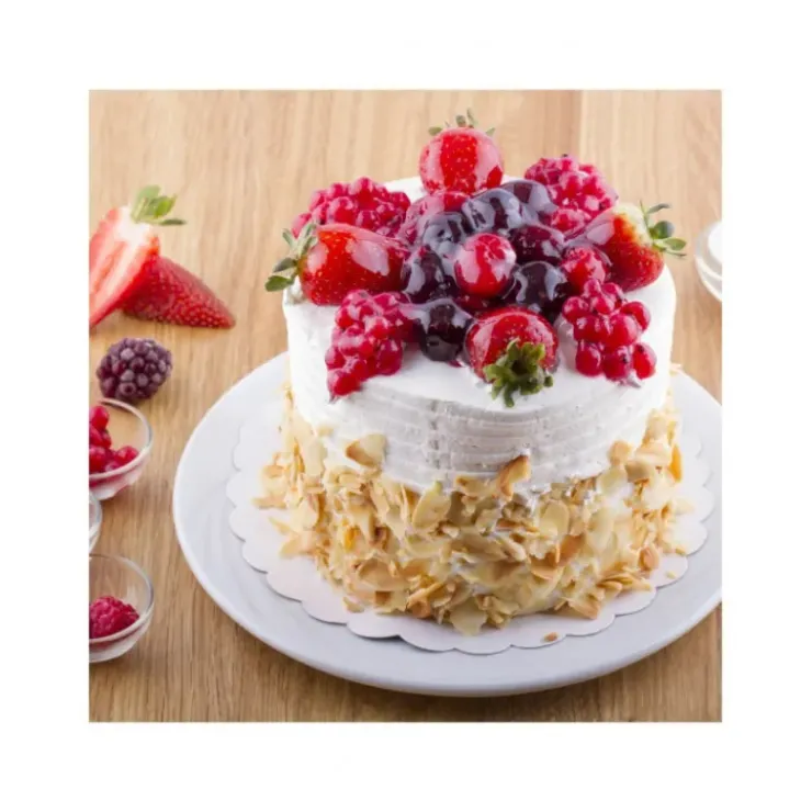 CROKUS Support Gâteau Ronds Festonnés 23 cm (x250)