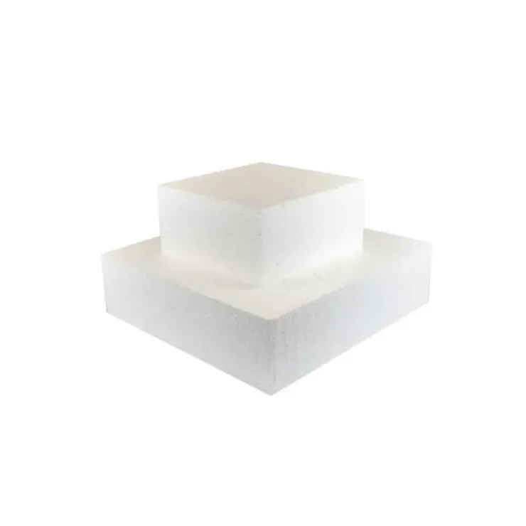 FUNCAKES Support polystyrène carré H 7 cm - 10 x 10 cm Discount