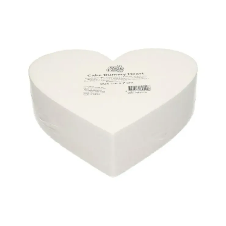 FUNCAKES Support Polystyrène Cœur Ø 25 cm H 7 cm Discount