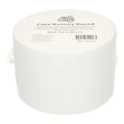FUNCAKES Support polystyrène rond H10 cm Ø 15 cm Hot