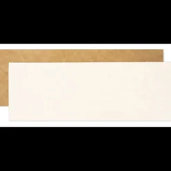 SCRAPCOOKING Supports à Gâteaux Kraft et Blanc Rectangle 10 x 30 cm (x5) Outlet