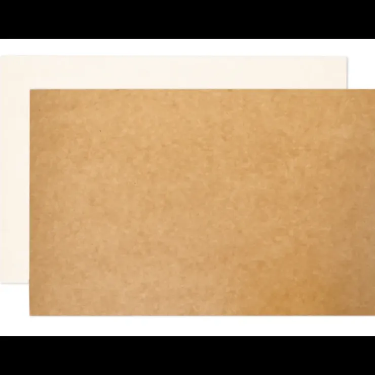 SCRAPCOOKING Supports à Gâteaux Kraft et Blanc 20 x 30 cm (x5) Outlet