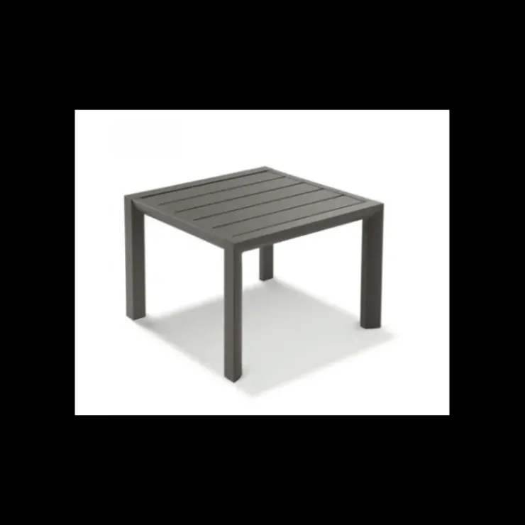 GROSFILLEX Table Basse Carrée 50 x 50 cm Noir Volcanique Sunset Sale