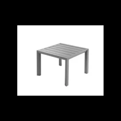 GROSFILLEX Table Basse Carrée 50 x 50 cm Gris Platinium Sunset Hot