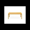 NARDI Table Basse en Résine 60 x 100 cm Moutarde Net Discount