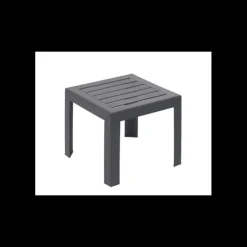 GROSFILLEX Table Basse en Résine 40 x 40 cm Anthracite Miami
