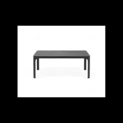 NARDI Table Basse en Résine 60 x 100 cm Anthracite Net New