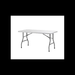 LYROSE Table Rectangulaire Blanche 6 Personnes Congrès Clearance