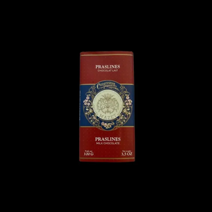 MAZET Tablette Chocolat Lait Praslines 100 g Online