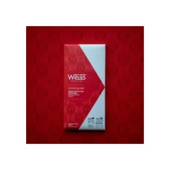 WEISS Tablette de Chocolat Blanc Rouge Baiser 29% 90 g Hot