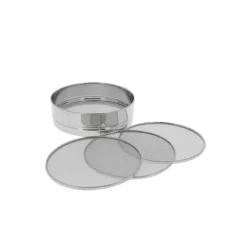 DE BUYER Tamis Ø 21cm Inox 4 mailles interchangeables 0,5-1-2-3 mm New