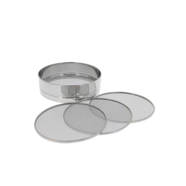 DE BUYER Tamis Ø 21cm Inox 4 mailles interchangeables 0,5-1-2-3 mm New
