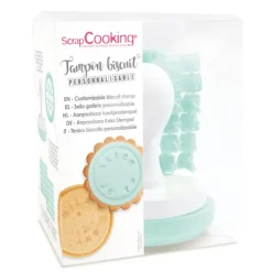 SCRAPCOOKING Tampon Biscuit Personnalisable Discount