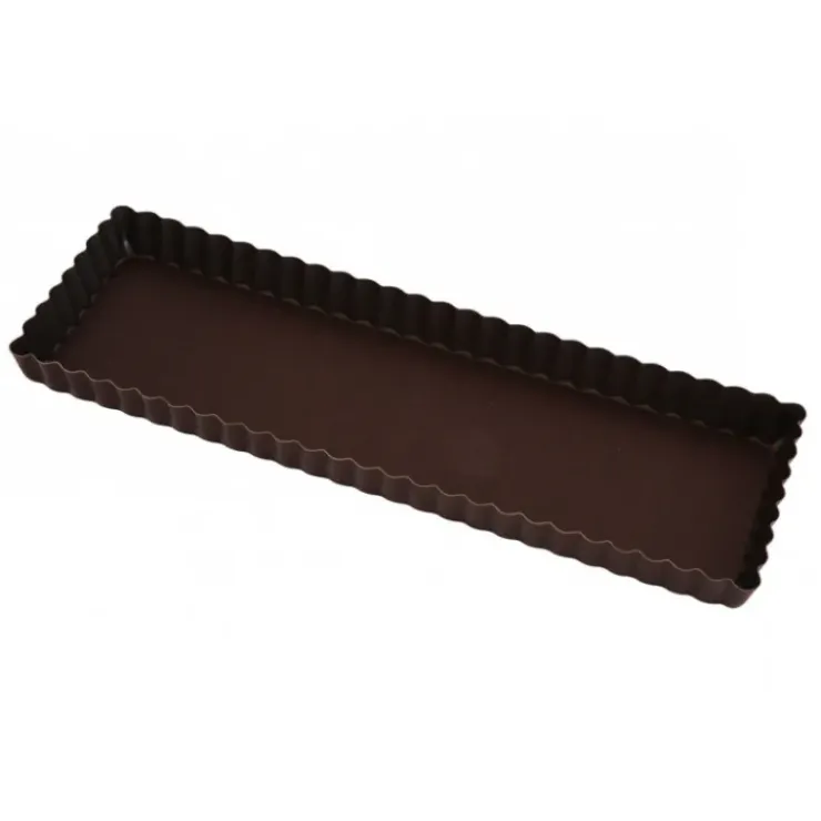 GOBEL Tarte rectangulaire maison bord Cannelé fond fixe