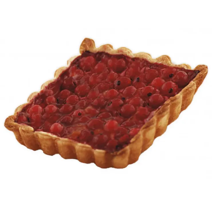 GOBEL Tartelette carrée cannelée fond fixe New