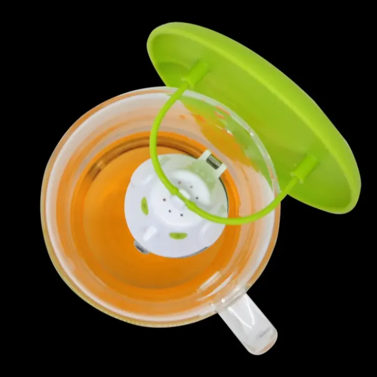 CUISINEADDICT Tasse à Thé avec Infuseur et Couvercle Rouge 400 ml QDO Sale